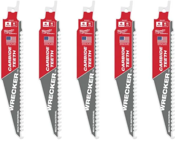 Milwaukee Tigersågblad TCT WRE 150/6T 5 st