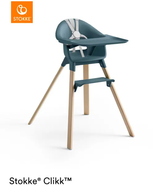 Clikk hög stol - Fjord Blue