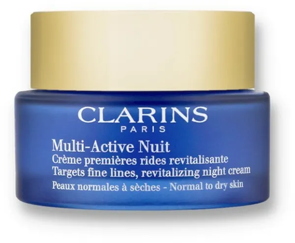 Clarins - Multi Active Nattkräm för Torr Hud - 50 ml