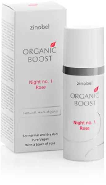 Organic Boost Night No. 1 Ros-nattkräm (50 ml)